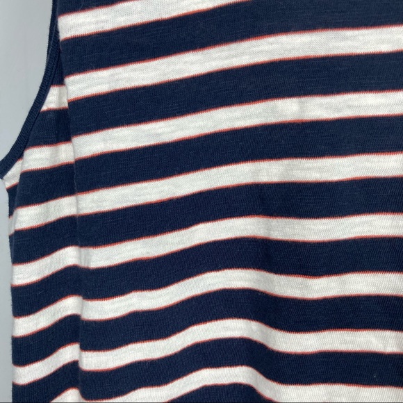 Current/Elliott The Twisted Tank navy cream stripe size 2 new with tags - Picture 6 of 12